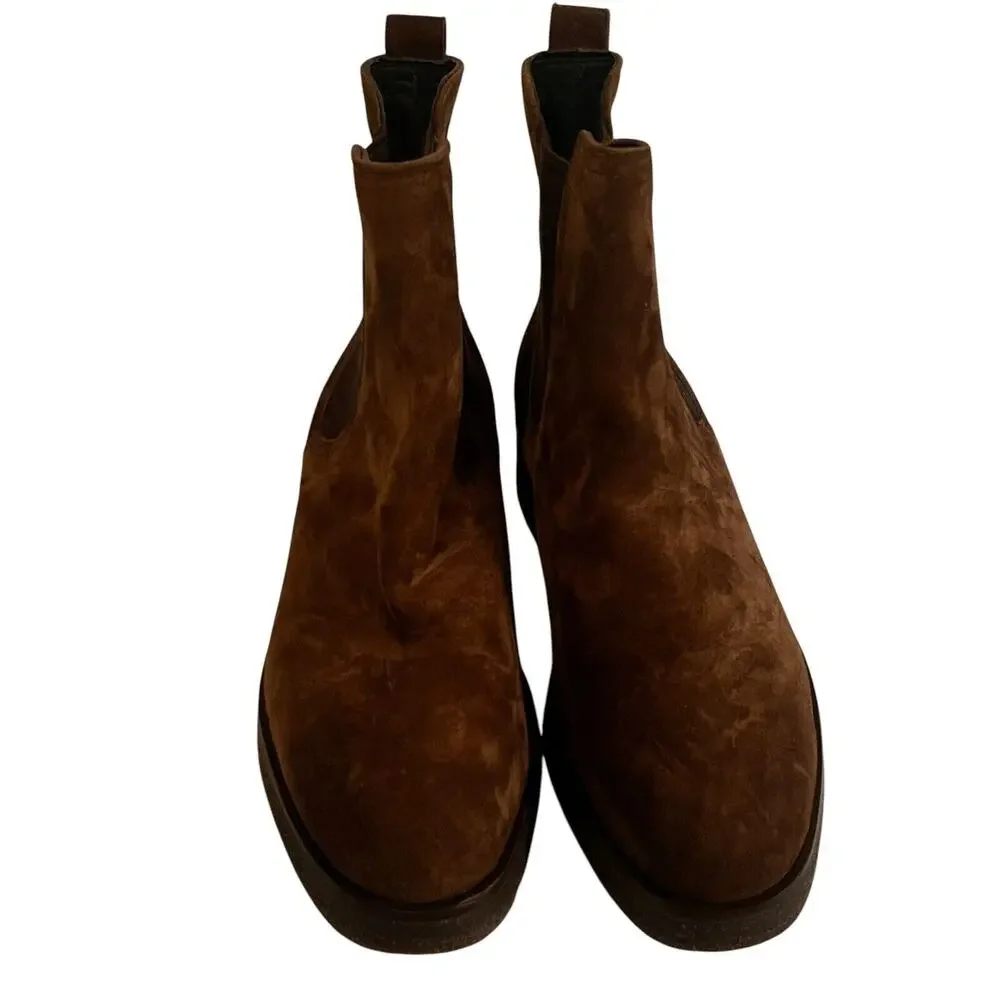 NEW Paul Green Sunny Chelsea Boots •US 7.5• Ankle Toffee Soft Suede Brown $585